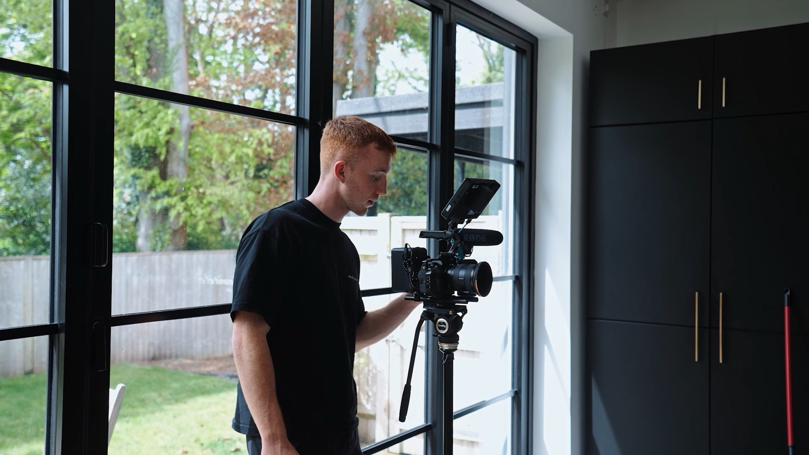 Behind the scenes camera angle